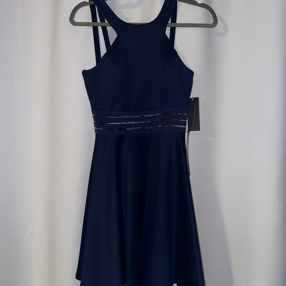 City Studio party blue dress